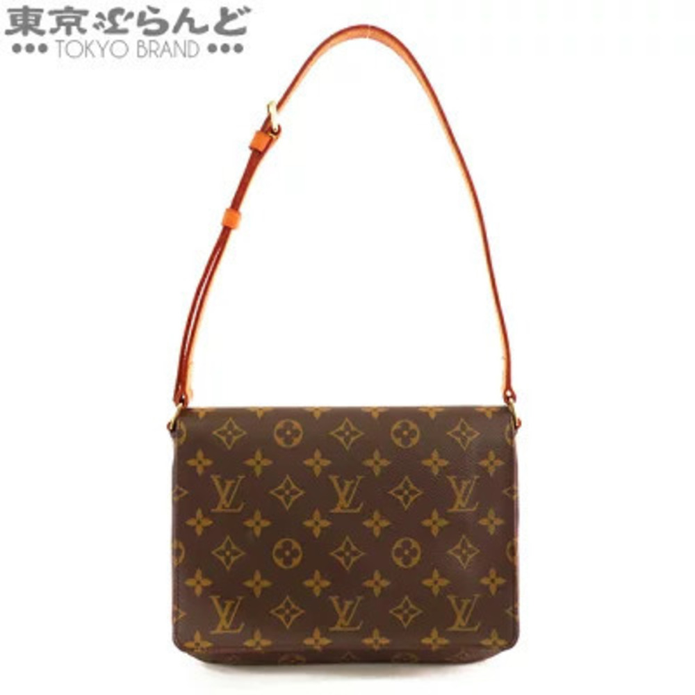 Louis Vuitton Musette Tango Short Brown Monogram Canvas Shoulder Bag